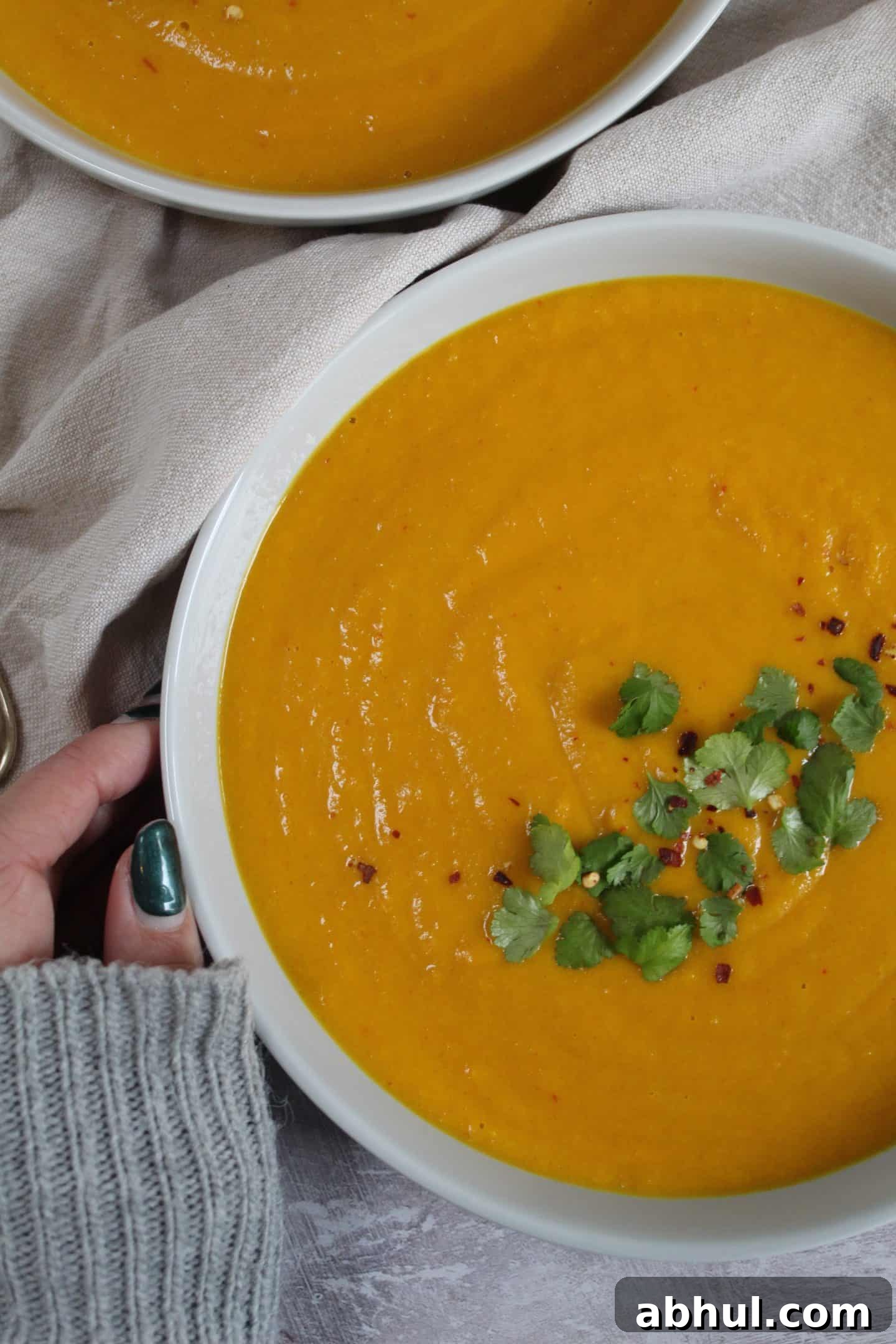 GLUTEN FREE CARROT AND GINGER SOUP DAIRY FREE VEGAN 