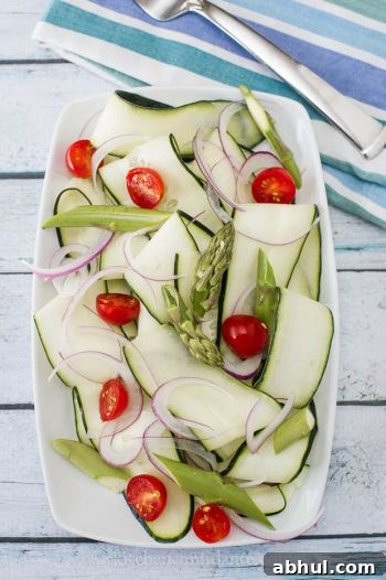 Shaved cucumber salad