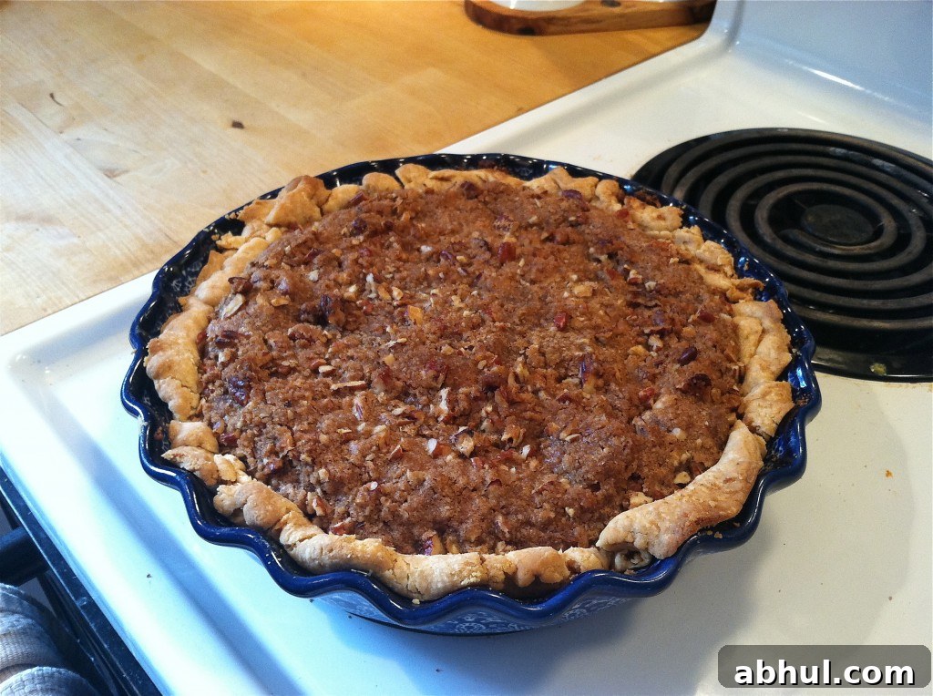 Pumpkin pie close-up