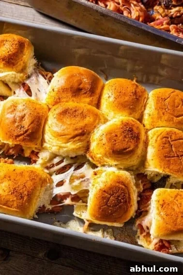 Smoked Pulled Ham Sandwiches