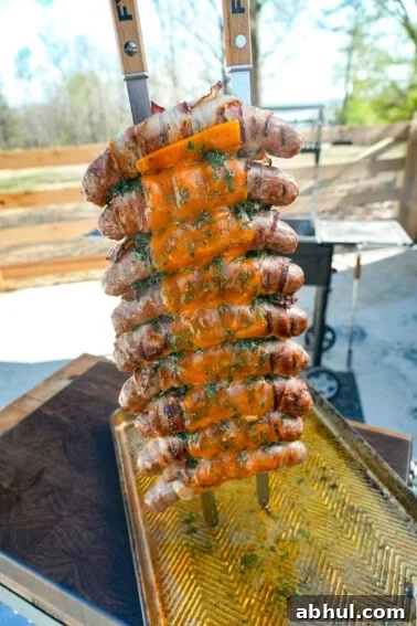 Chicken Bacon Ranch Sausage Skewers