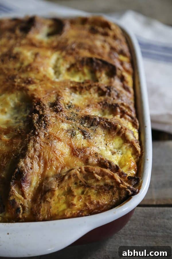 Ham and Cheese Melt Egg Bake from foodiewithfamily.com