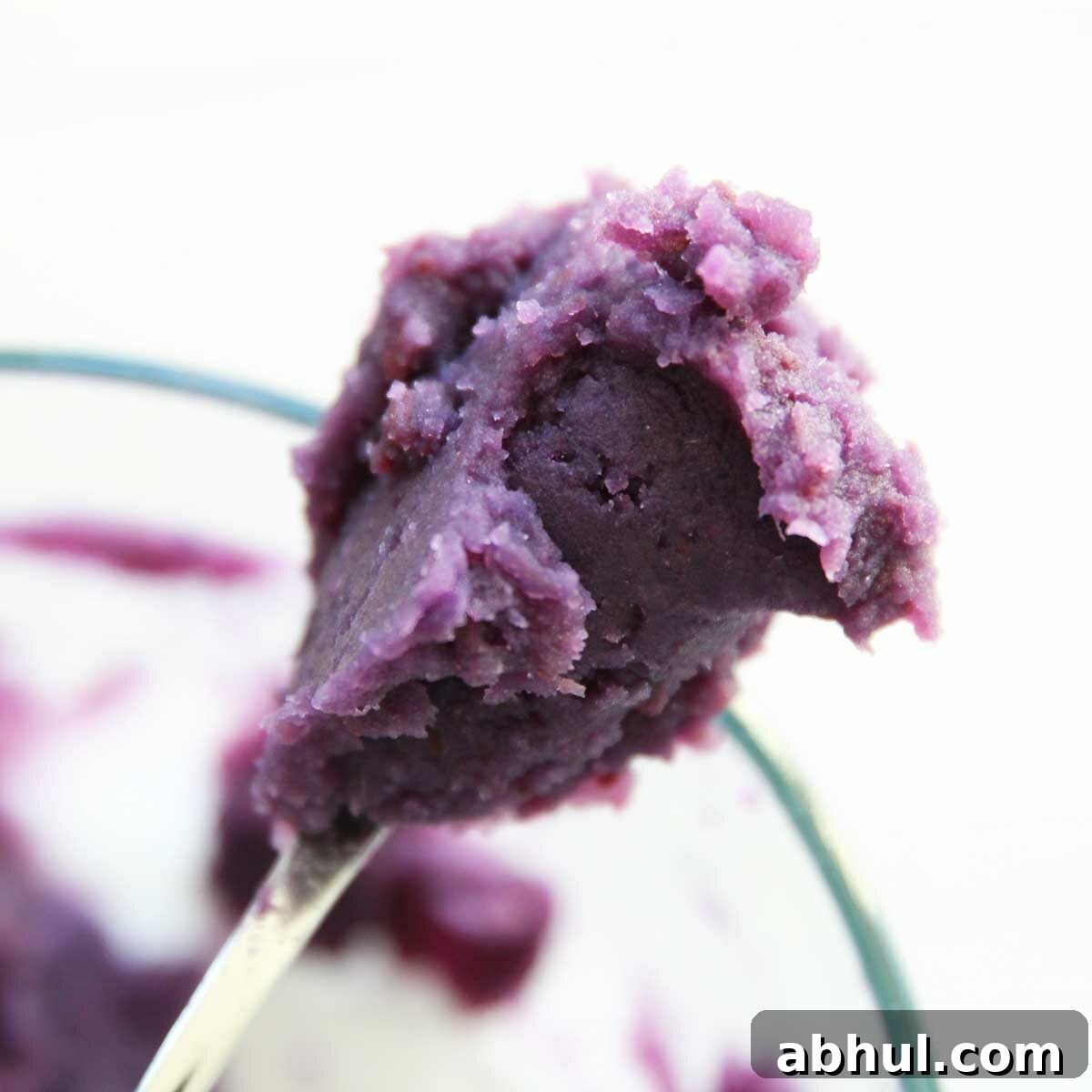 filling - purple sweet potato paste