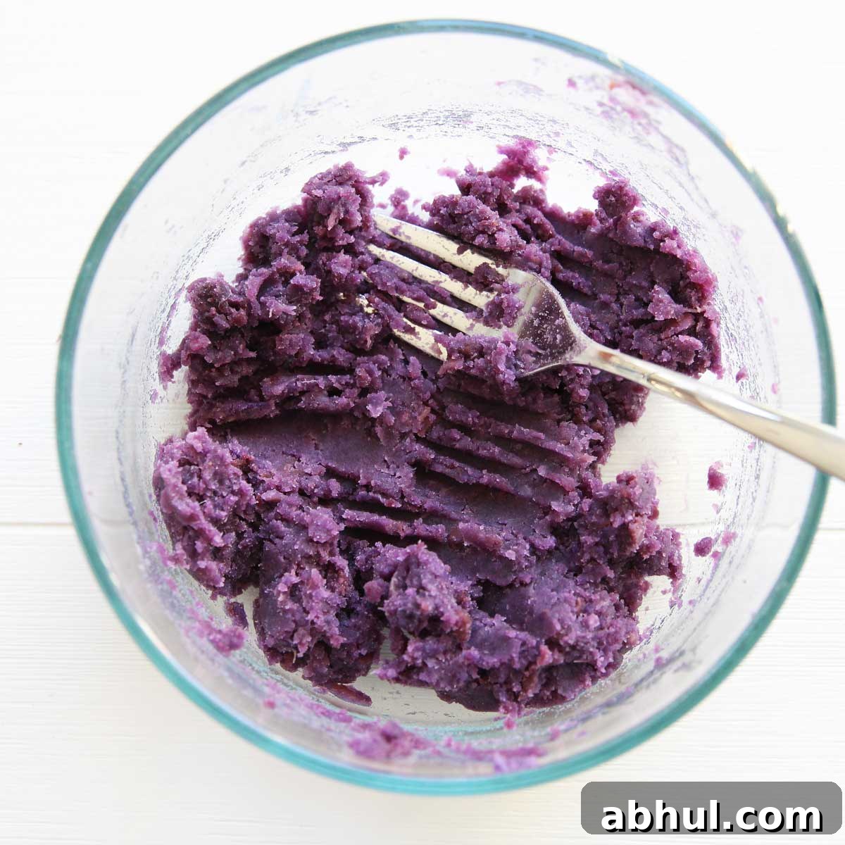 peel and mash sweet potatoes