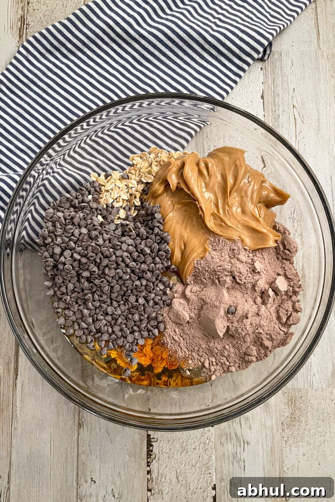 No-Bake Chocolate Peanut Butter Protein Balls Recipe 3 Ingredients needed for chocolate peanut butter protein balls