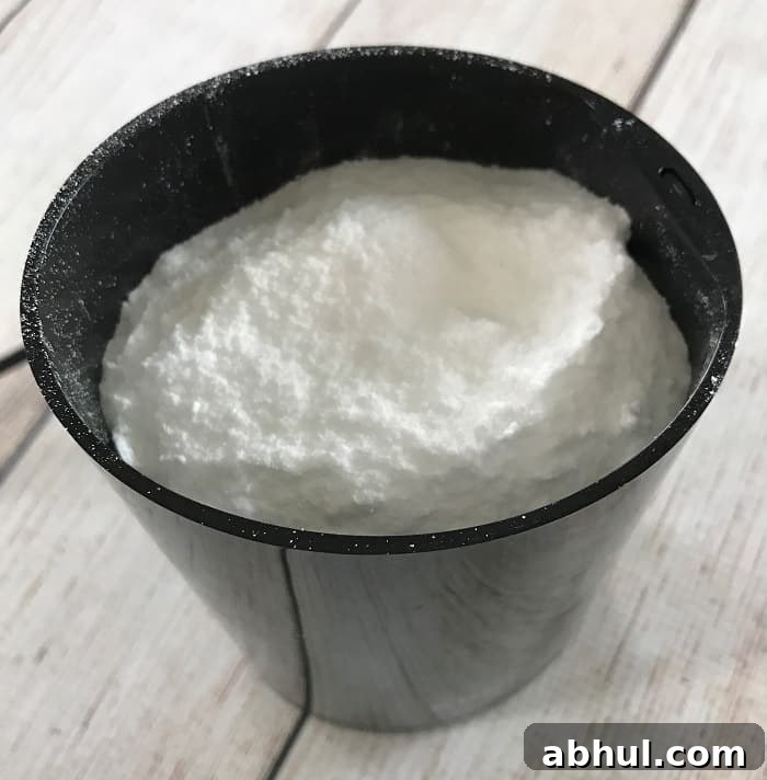 Fine powdered Epsom salt ready to mix