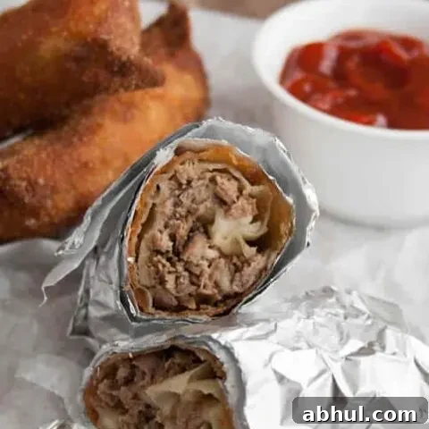Cheesesteak Eggrolls