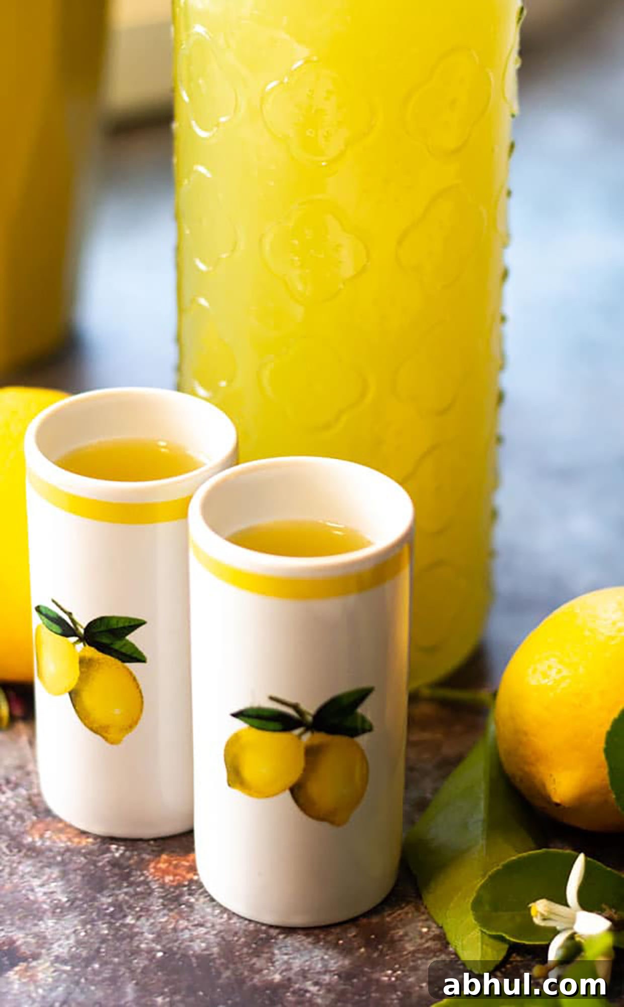 Homemade Limoncello