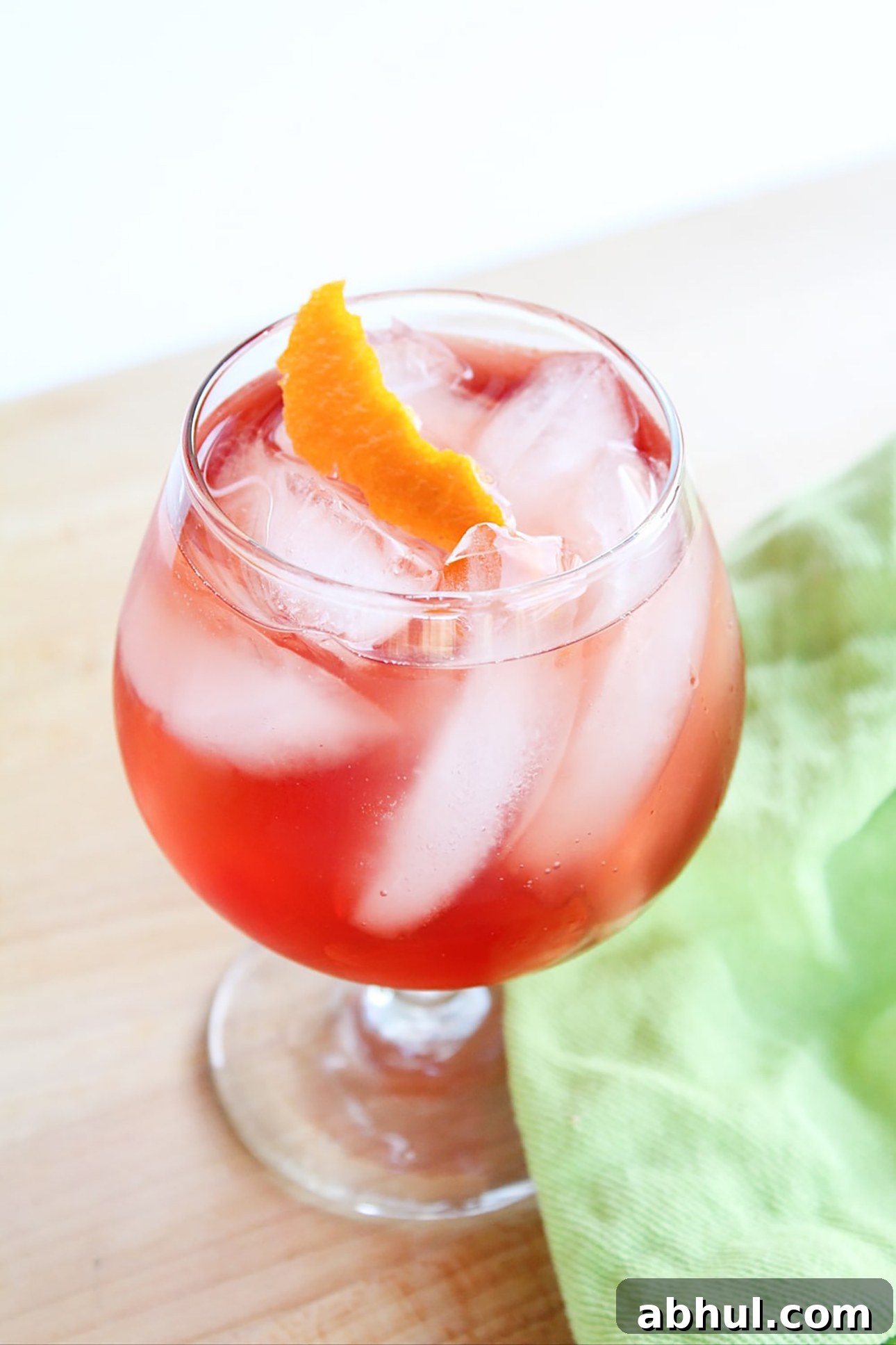 Venetian Blush (Campari and Orange Cocktail)
