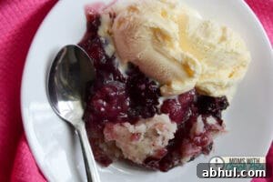 Crockpot Blackberry Cobbler