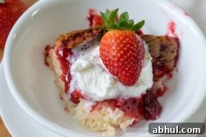 Crockpot Strawberry Shortcake
