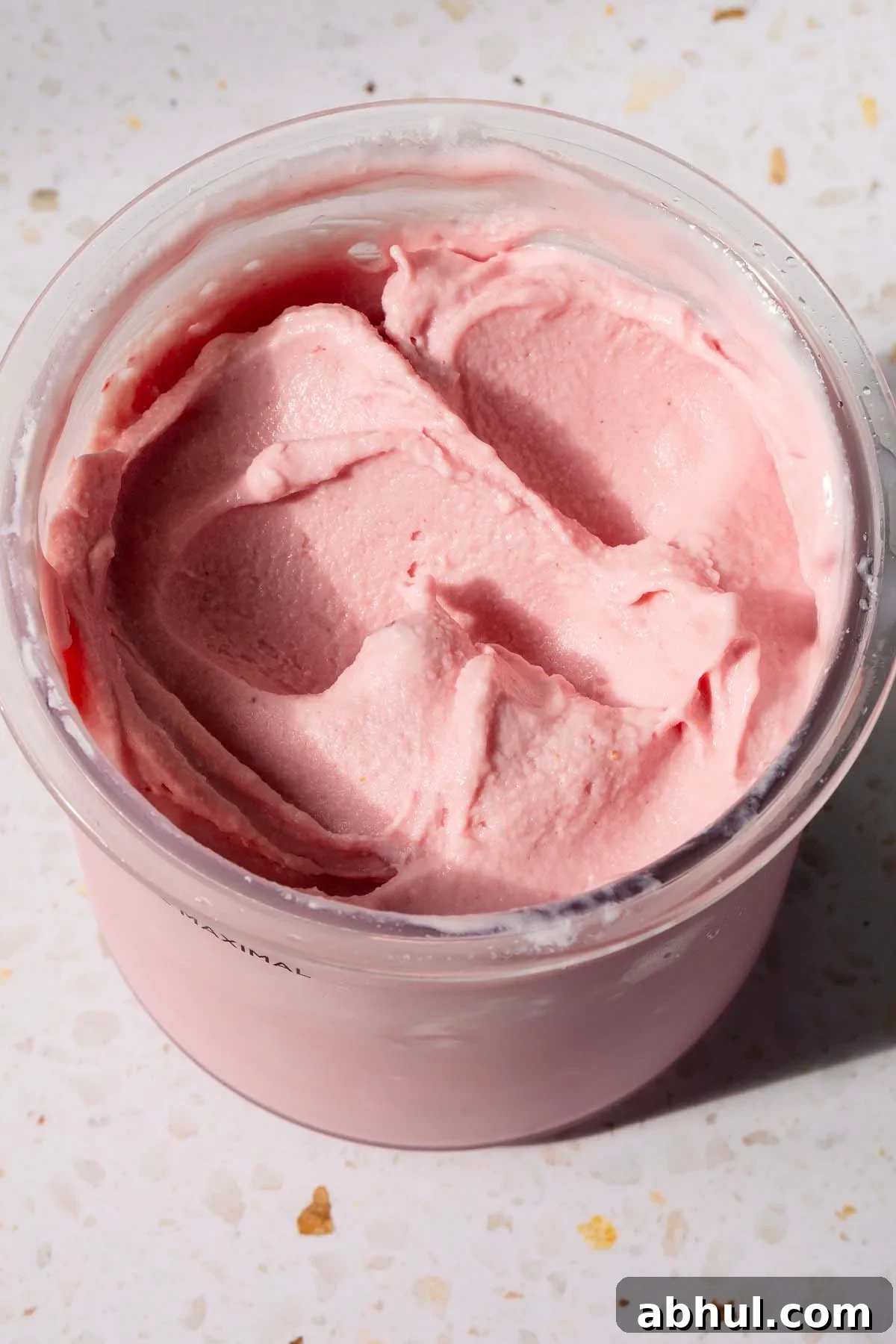 Ninja Creami strawberry cottage cheese ice cream