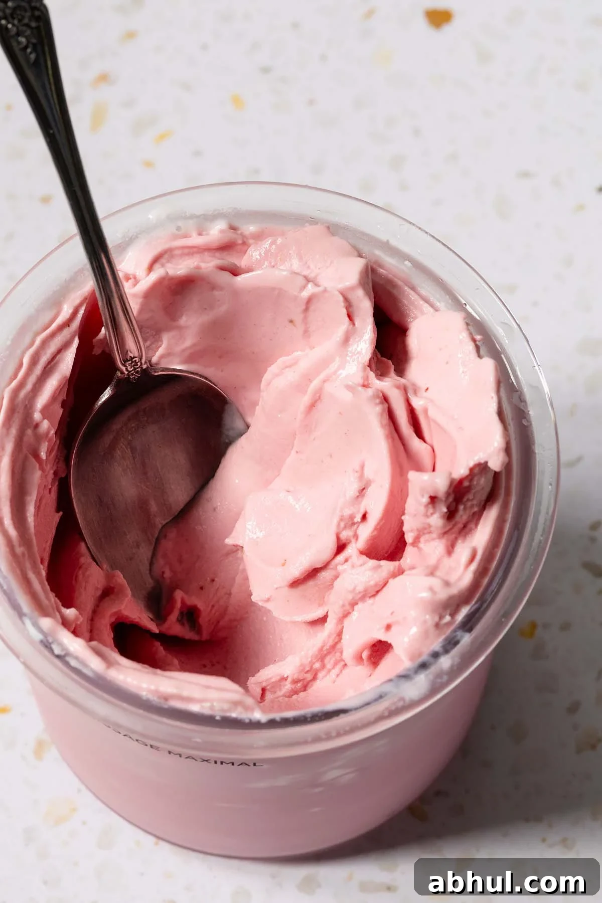 Ninja Creami strawberry cottage cheese ice cream