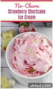 No-Churn Strawberry Shortcake Ice Cream & Virtual Baby Shower