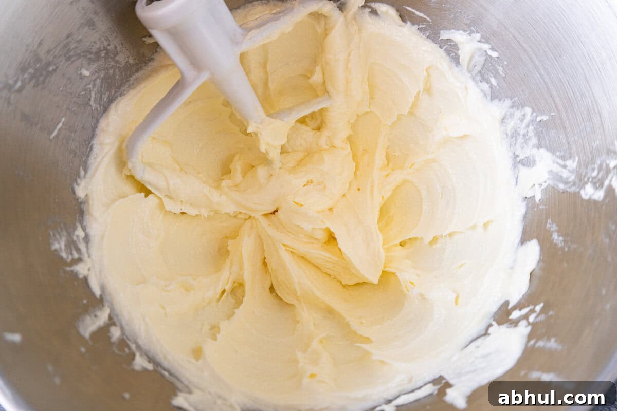 cupcake batter once the eggs are mixed in.