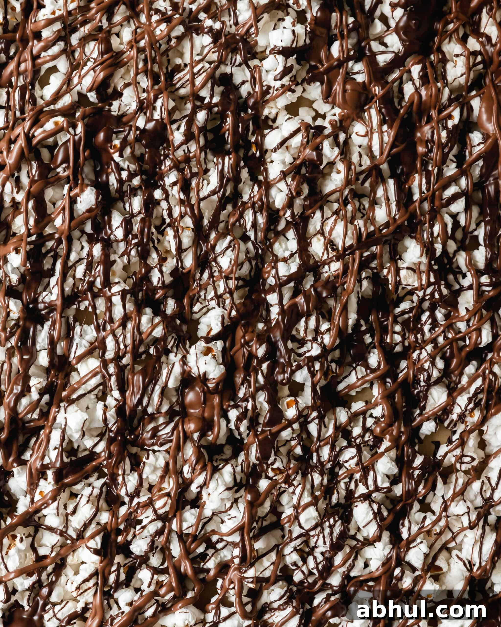 Chocolate covered popcorn is a quick, easy, salty sweet snack made with made using freshly popped popcorn topped with rich, melted chocolate drizzles. For even more flavor, top this chocolate popcorn with your favorite toppings like nuts or candy. Skip the store bought version and learn how to make these chocolate drizzled popcorn in a few easy steps.