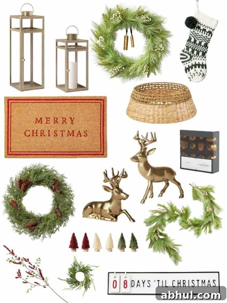 Top Target Christmas Decor Picks for Festive Holiday Style 17 collage of Christmas decor product images from Target