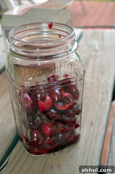 crushed cherries