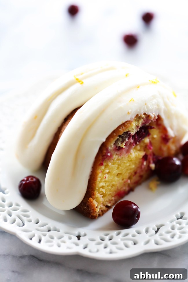 Cranberry Orange Bundt Cake