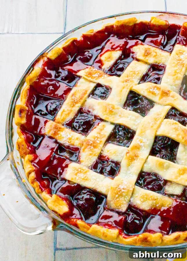 The Best Cherry Pie Recipe with Homemade Filling