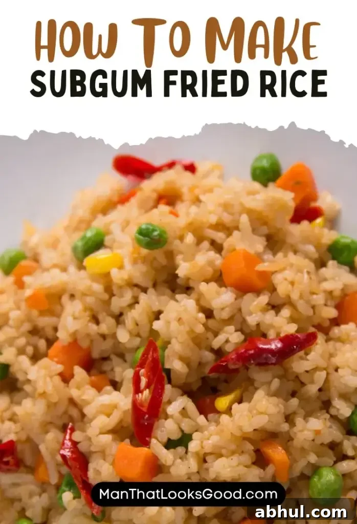 Leftover Subgum Fried Rice