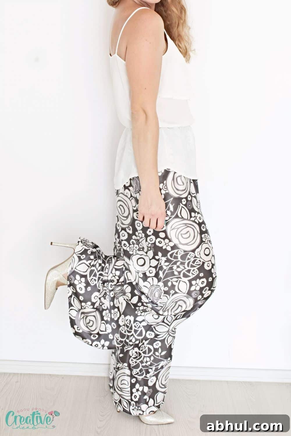 Sew Flowy Wide-Leg Pants: Step-by-Step Sewing Pattern Guide 2 Wide leg trousers pattern