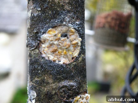 Bird Log Feeder Bird Log Feeder