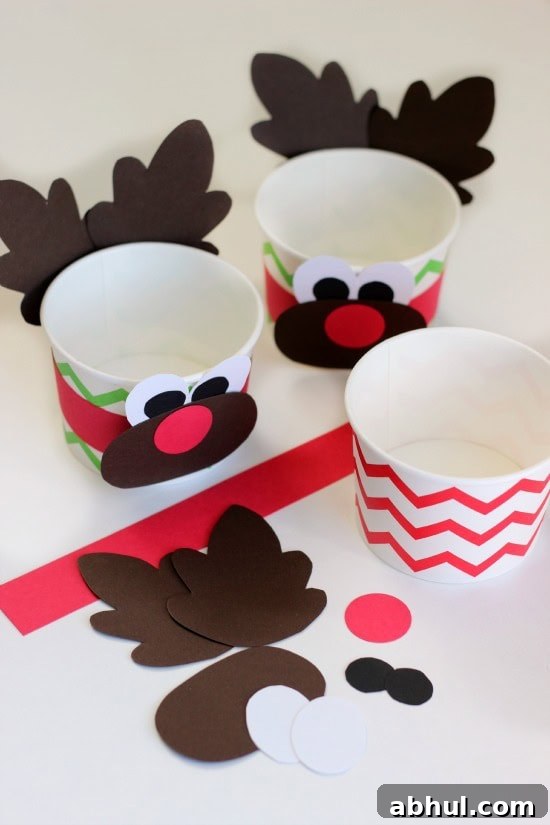 Rudolph Snack Cups