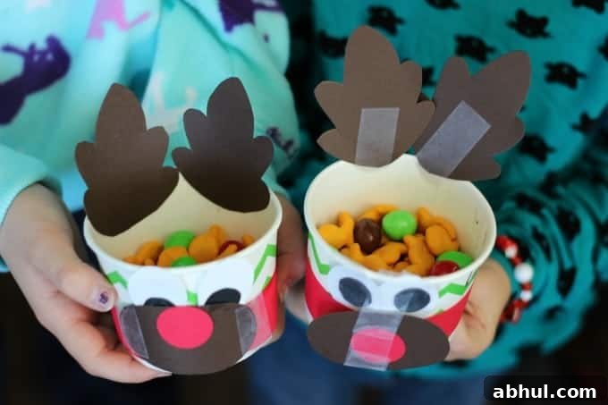 Rudolph Snack Cups