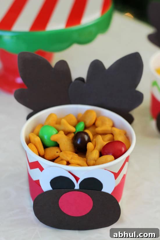 Rudolph Snack Cups
