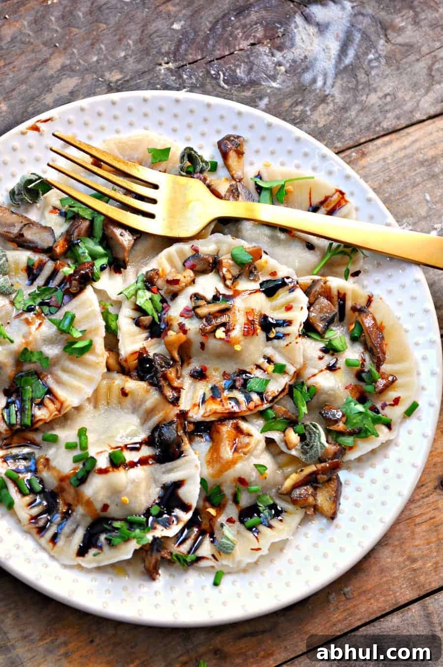 Ravioli close up