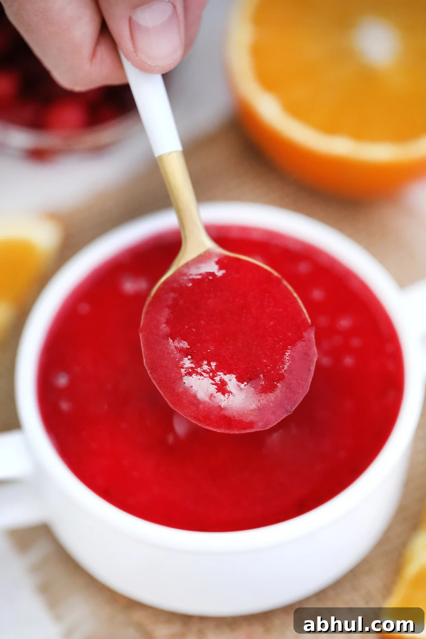 Cranberry Sauce is made with only a few ingredients and ready in minutes