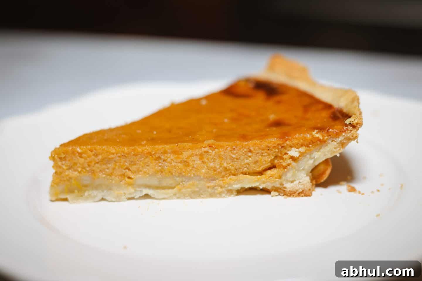 The pie fillings of sweet potato and pumpkin pies are not the same