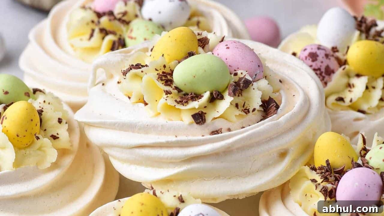 Easter Meringue Nests