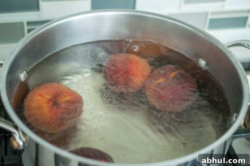 Low Sugar Peach Jam Ingredients