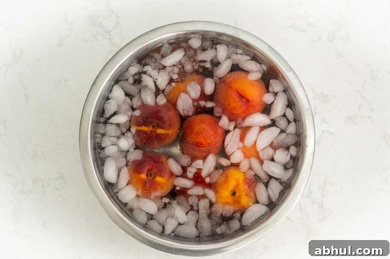 Low Sugar Peach Jam Ingredients