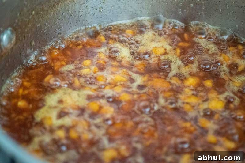 Low Sugar Peach Jam Ingredients