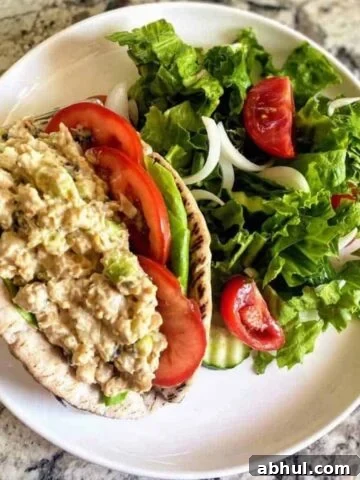 Chickpea tuna salad