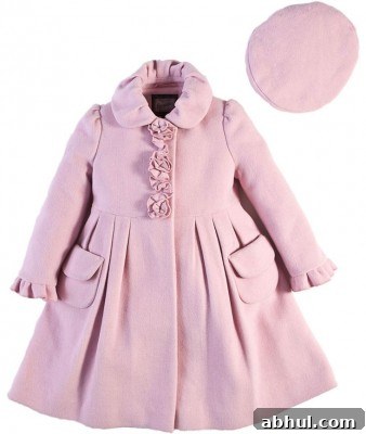 Rothschild Kids' pink pretty girls' coat and hat
