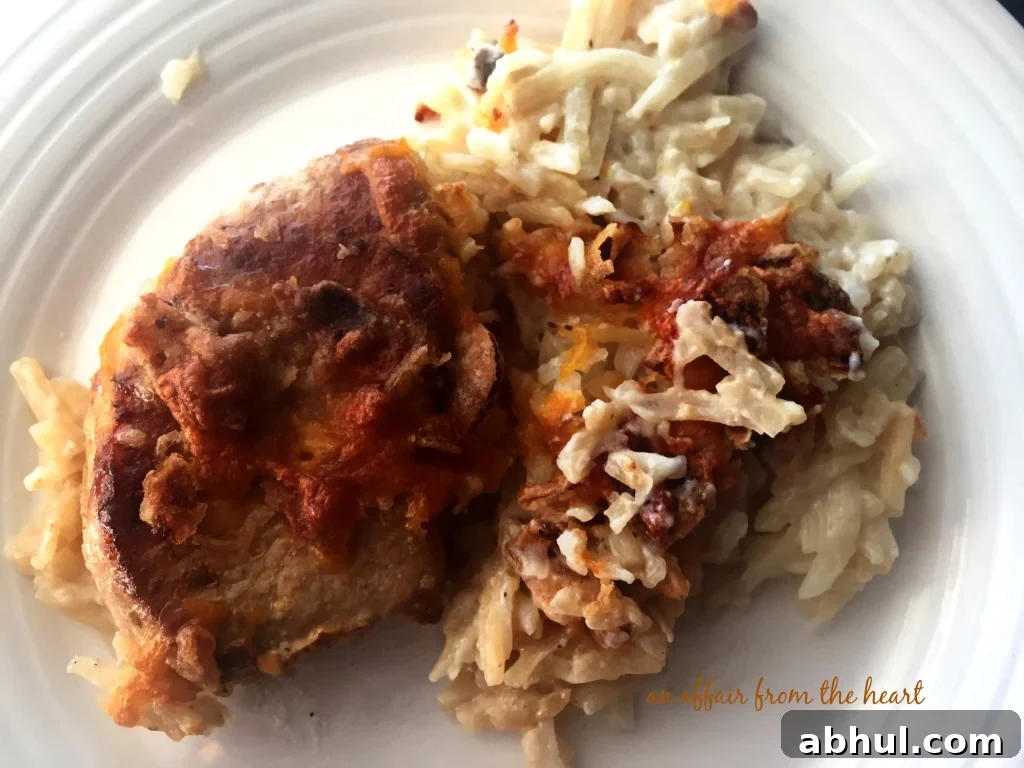 Pork Chop & Potato Bake