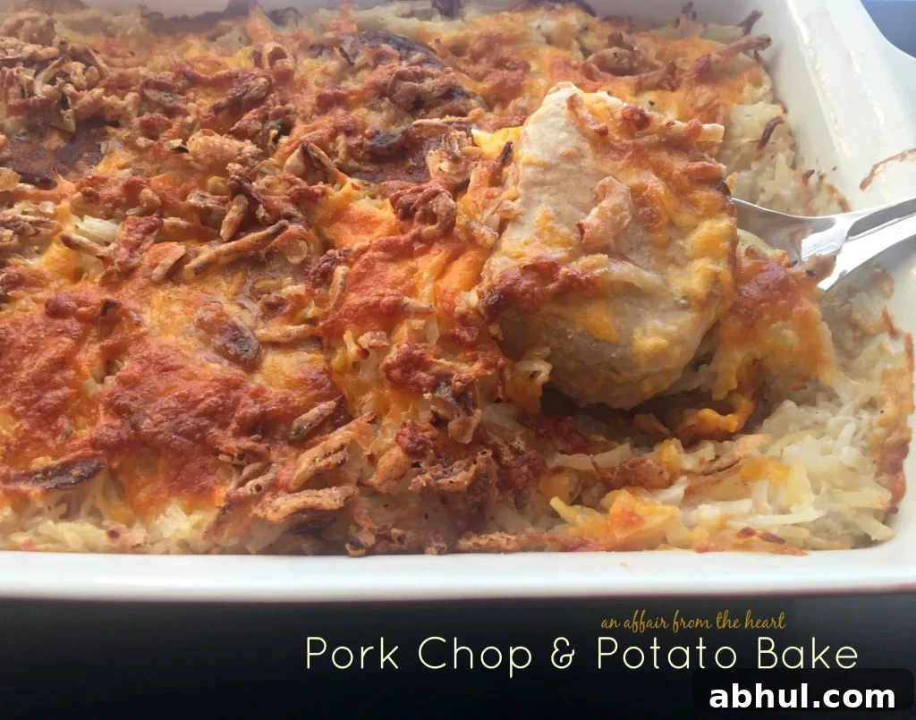 Pork Chop & Potato Bake