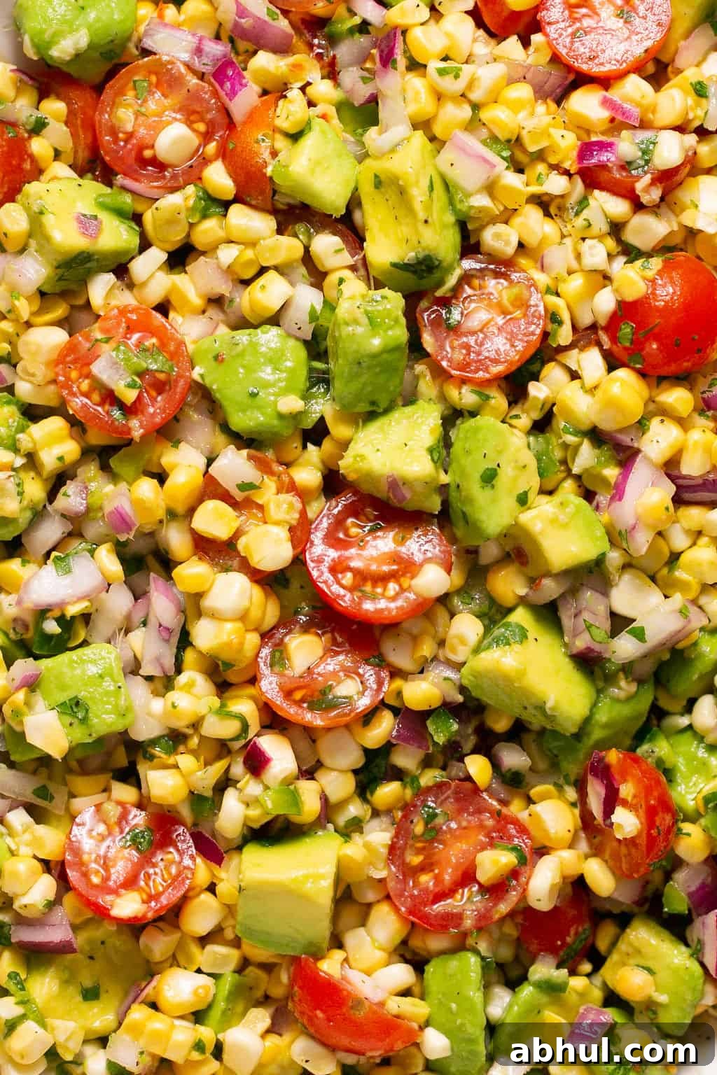 avocado corn salad