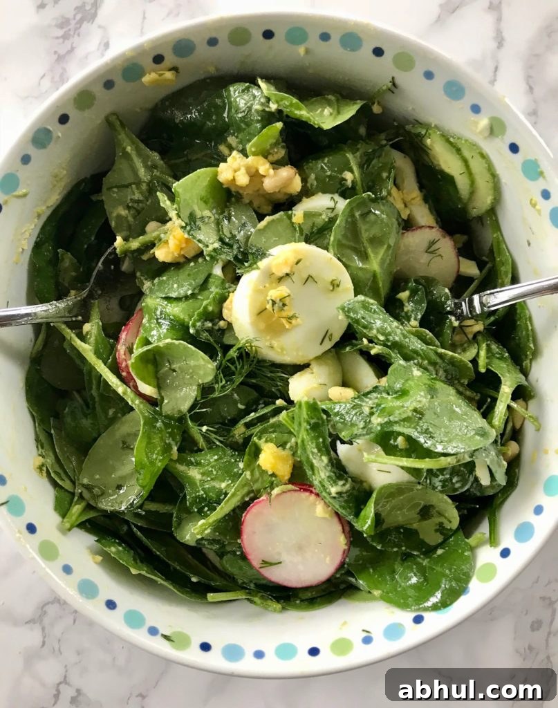 Simple Spinach Salad