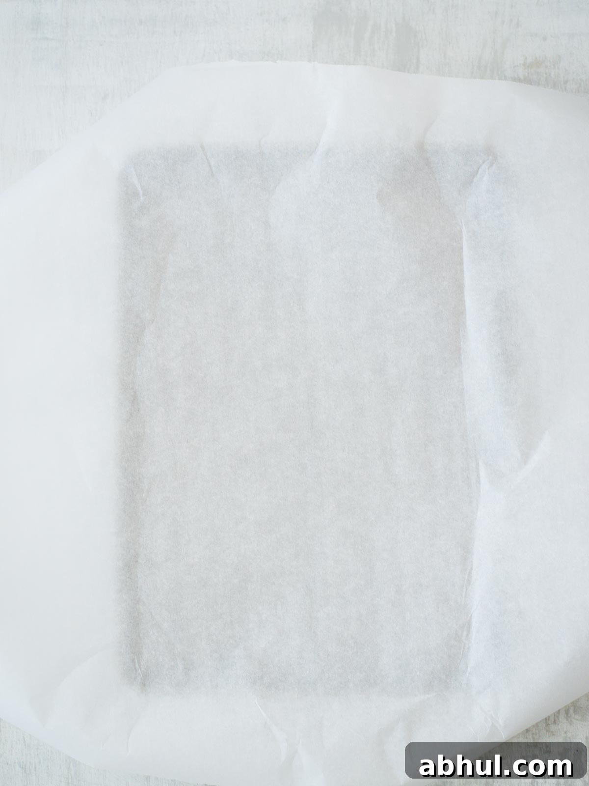 parchment paper on baking sheet