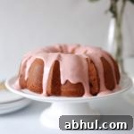 strawberry rhubarb buttermilk bundt