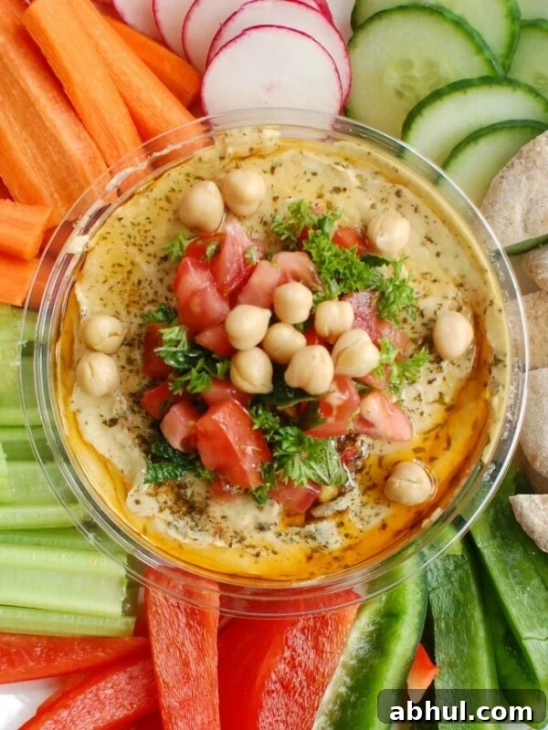 Lebanese Style Hummus - snacking