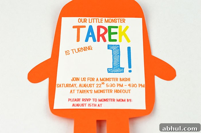 monster party invitations inprocess4