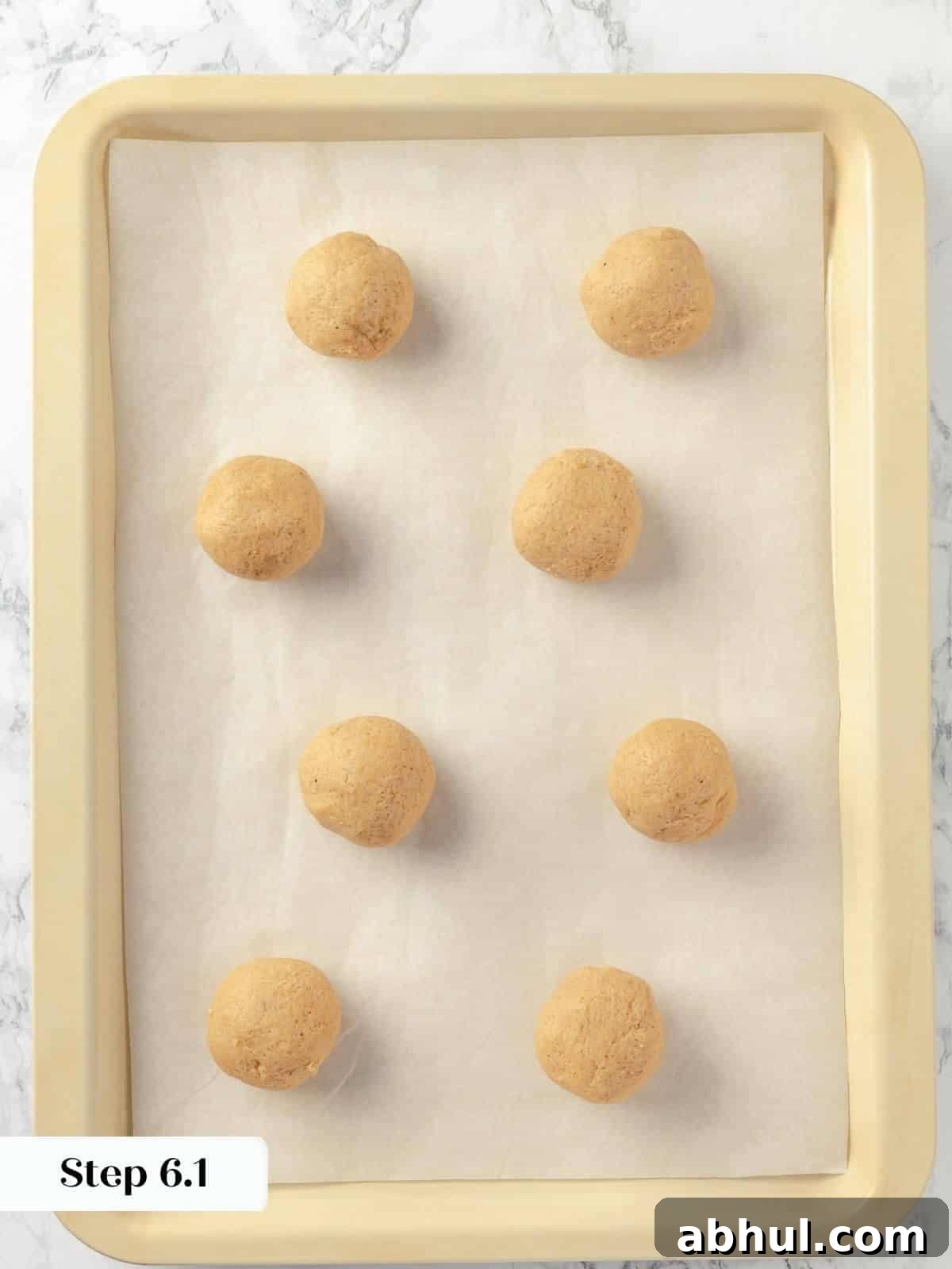 Golden chai sugar cookies on a tray