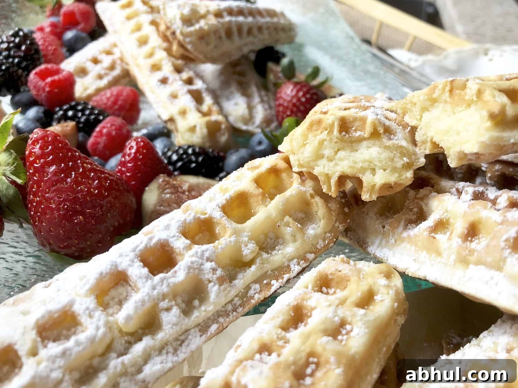 rich & crispy waffle sticks