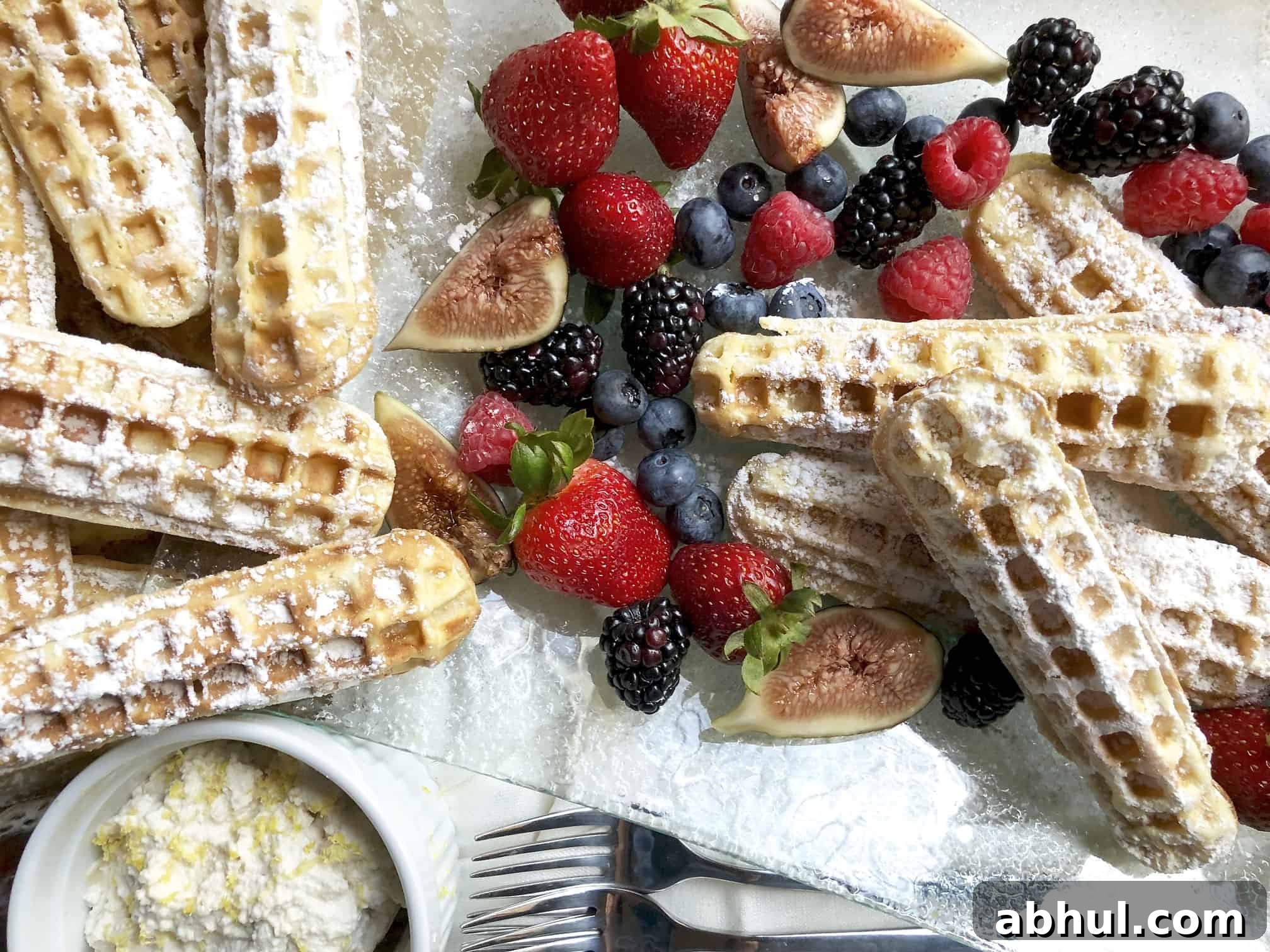 rich & crispy waffle sticks